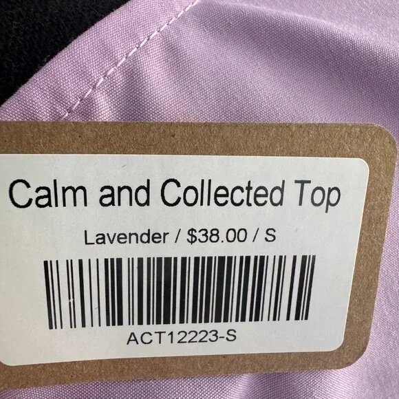 Vestique Lavender tie front bell Sleeve Tie The Knot Top Small- 356 - Picture 4 of 5